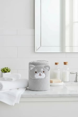 Miniso Lisanslı Sevimli Hayvanlar Serisi Shiba Inu Emici Saç Havlusu – Hızlı Kuruyan Yumuşak Mikrofiber Saç Bonesi 80 Cm