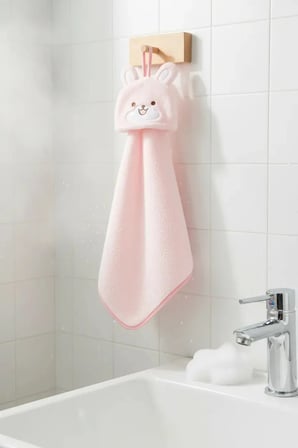 Miniso Lisanslı Sevimli Hayvanlar Serisi Tavşan Emici El Havlusu – Mikrofiber Dokulu Askılı Mutfak Ve Banyo Havlusu 30 Cm