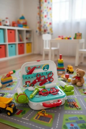 Miniso Lisanslı Çantalı Evcilik Oyunu – Doktor Seti İle Eğlenceli Rol Oyunu
