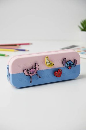 Disney Lisanslı Stitch 21,5 Cm Fermuarlı Kalemlik – Oymalı Özel Tasarım