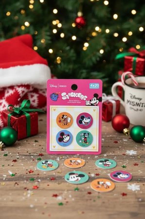 Disney Mickey Mouse Lisanslı Yuvarlak Mini Not Kağıdı – Dekoratif Not Seti