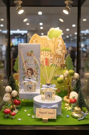 Disney Prenses Pamuk Prenses Lisanslı Oda Kokusu – Jasmine Aromalı Çubuklu Difüzör 24 Cm