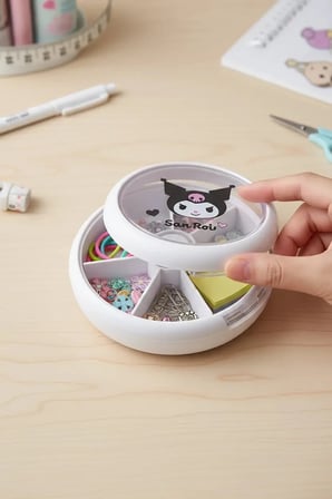 Sanrio Lisanslı Kuromi Dönebilen Saklama Kutusu