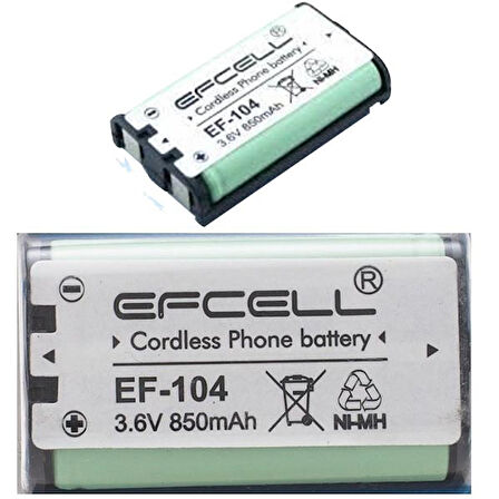 Efcell EF-104 3.6 V-850Ma Panasonic Telsiz Telefon Pili