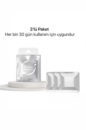 UBPet Akıllı Kedi Tuvaletleri Koku Giderici Odor Eliminator Atık Deposu Ferahlatıcı Özel Koku Jeli 