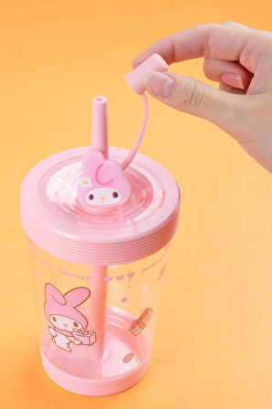 Sanrio Lisanslı Pipetli Plastik Şişe (535ml) - My Melody