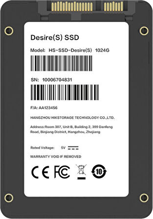 Hikvision HS-SSD-DESIRE(S)/1024 SATA 3.0 2.5" 1 TB SSD
