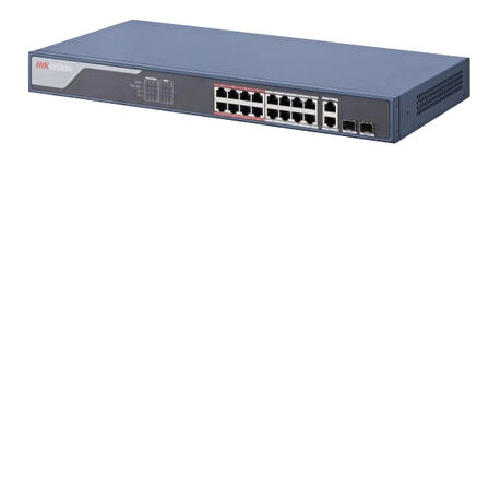 TEKNOTEG - HIKVISION DS-3E1318P-SI 16FEX1GE+1GE/SFP 225W GİGABİT POE SWİTCH