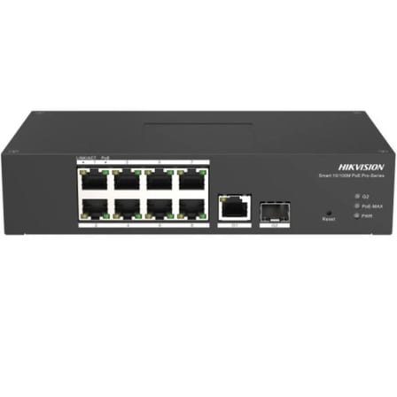 HIKVISION DS-3T1310P-SI/HS 8XFE+1XGE RJ45 MEGABİT 110W POE SWİTCH