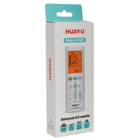 Huayu KK K-6100 Universal Akıllı AC Klima Kumandası Tüm Modellere Uyumlu Akıllı Klima Kumanda