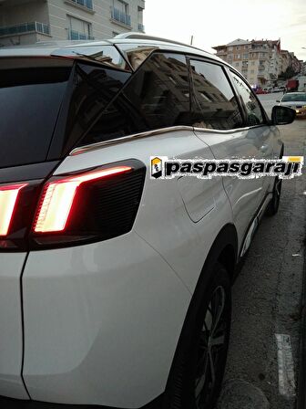 S-Dizayn Peugeot 3008 Krom Cam Çıtası 8 Prç. 2016 Üzeri