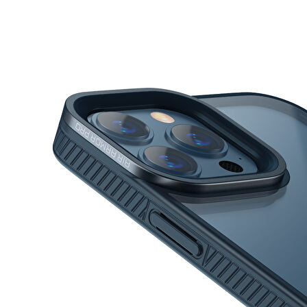 Baseus Crystal iPh 13 Pro Max Kılıf Mavi