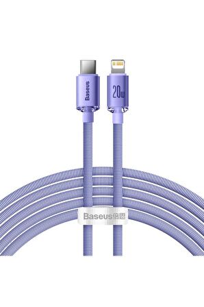 Baseus Crystal 20w Type C To Lightning Hızlı Şarj Iphone Kablo 2Metre
