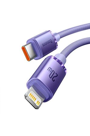 Baseus Crystal 20w Type C To Lightning Hızlı Şarj Iphone Kablo 2Metre