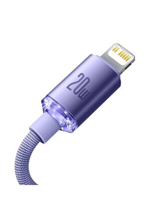 Baseus Crystal 20w Type C To Lightning Hızlı Şarj Iphone Kablo 2Metre