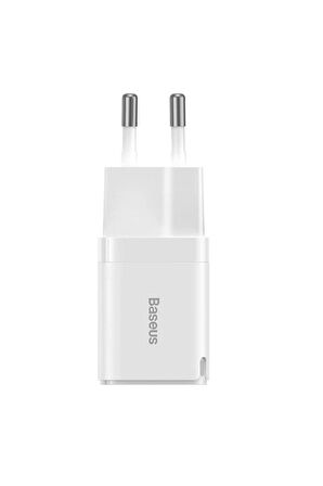 Baseus GaN3 30 Watt Hızlı Şarj Aleti Beyaz