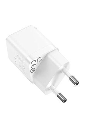 Baseus GaN3 30 Watt Hızlı Şarj Aleti Beyaz