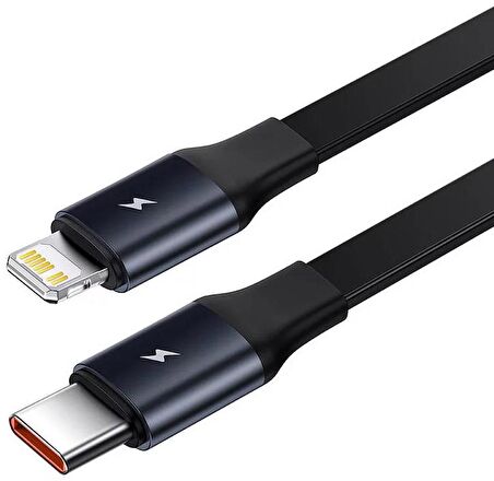 Baseus 2in1 Makaralı 30W Hızlı Şarj Type-C + Lightning iPhone Araç Şarj Cihazı
