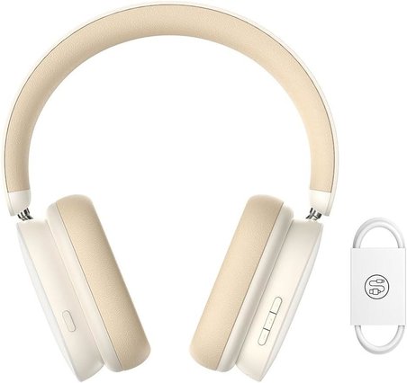 Baseus Bowie H1 ANC Beyaz Kulak Üstü Bluetooth Kulaklık Outlet