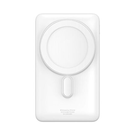 Baseus MgSafe Overseas 10000 mAh Hızlı Şarj Powerbank Beyaz 