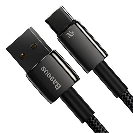 Baseus Tungsten Gold Hızlı Şarj Data Kablosu USB to Type-C 100W 2m