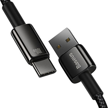Baseus Tungsten Gold Hızlı Şarj Data Kablosu USB to Type-C 100W 2m