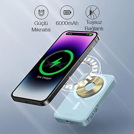 Baseus 6000 mAh Hızlı Şarj Powerbank