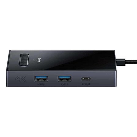 Baseus Pioneer Joy 8in1 Multifonksiyonal Type-C Hub Dock Station