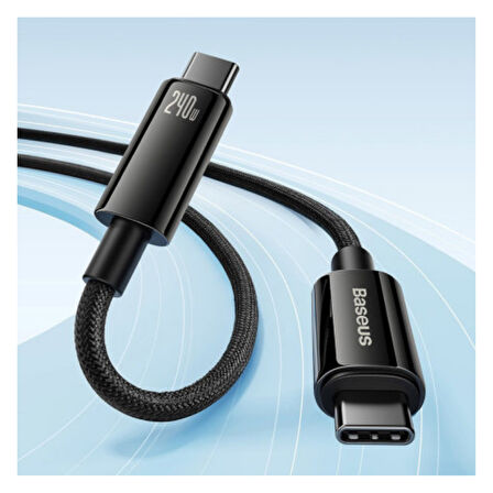 Baseus Tungsten Gold 240W Type-C toType-C 1m Hızlı Şarj & Veri Kablosu
