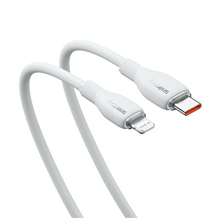 Baseus Pudding Hızlı Şarj Özellikli Type-C to Type-C 100W Kablo 1.2 M Beyaz