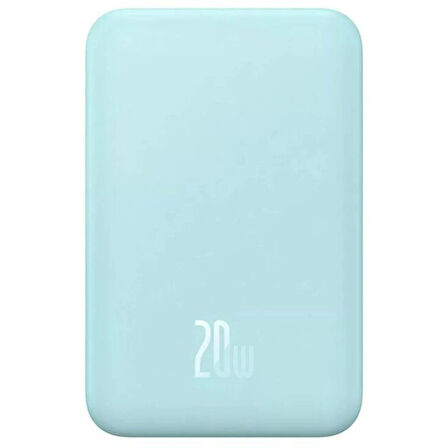 Baseus MgSafe Mini Mavi 5000 mAh Kablosuz Powerbank Outlet