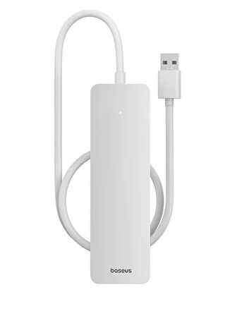 Baseus UltraJoy 4-Port USB HUB USB Çoğaltıcı 50cm Beyaz