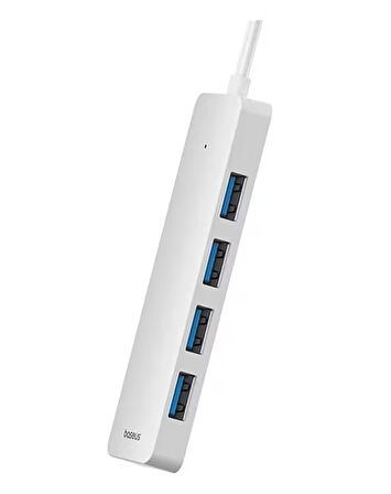 Baseus UltraJoy 4-Port USB HUB USB Çoğaltıcı 50cm Beyaz