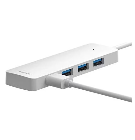 Baseus UltraJoy 4-Port USB HUB USB Çoğaltıcı 50cm Beyaz