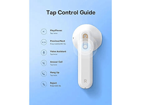 BASEUS Bowie E16 True Wireless Bluetooth Kulak İçi Kulaklık Beyaz