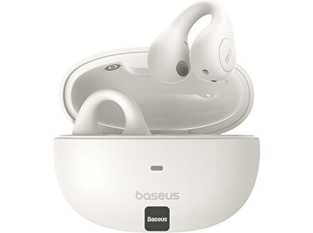 BASEUS AirGo AS01 Open-Ear TWS Kablosuz Bluetooth Kulak İçi Kulaklık Beyaz