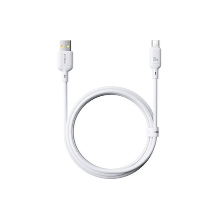 Baseus Silky Series USB To Type-C 100W Hızlı Şarj Kablosu 1m - Beyaz