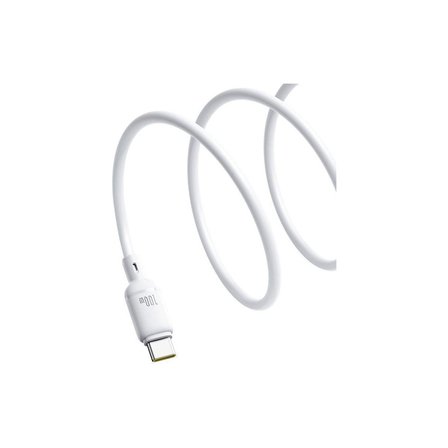 Baseus Silky Series USB To Type-C 100W Hızlı Şarj Kablosu 1m - Beyaz