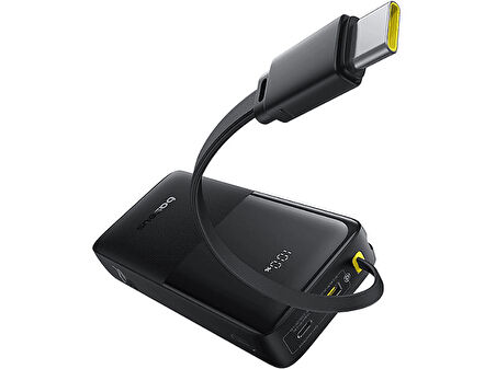 BASEUS Bipow 20.000 mAh 20W Digital Displa Cluster Taşınabilir Şarj Cihazı Siyah