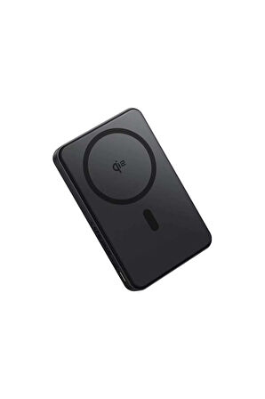 Baseus Airpow Qi2 Manyetik Powerbank 10.000 mAh ( 22.5W - 2 Port ) - Siyah