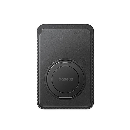 Baseus MagPro 3 Manyetik Standlı Cüzdan, Siyah MagSafe Wallet
