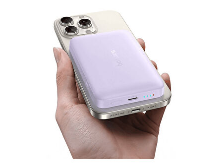 BASEUS EF FM11 Mini Mag 10.000 22.5W Taşınabilir Şarj Cihazı Mor