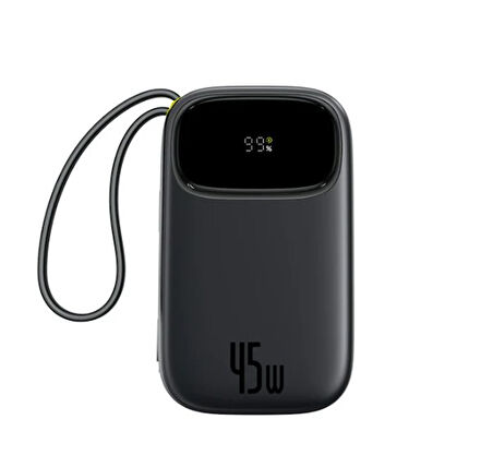 BASEUS ENERFILL 45W 20KmAh POWERBANK-SİYAH