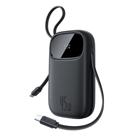 BASEUS ENERFILL 45W 20KmAh POWERBANK-SİYAH