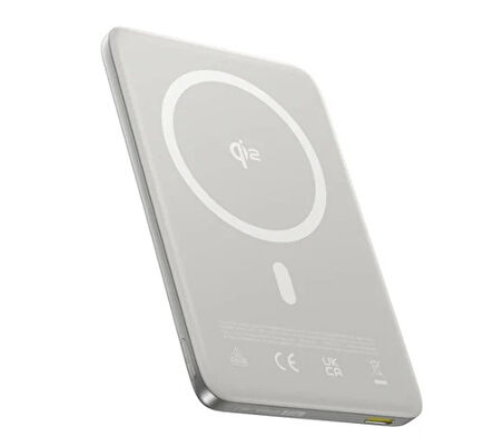 Baseus PicoGo Ultra-Slim Qi2 Titanyum 10000 mAh Hızlı Şarj MagSafe Powerbank