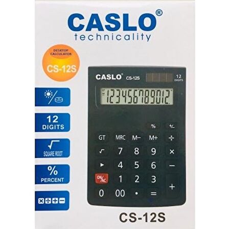 CASLO CS-12S HESAP MAKİNASI