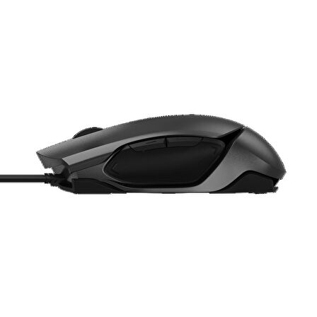 James Donkey 112RS 6200DPI 6 Tuş PMW3327 Sensör RGB Optik Gri Gaming Mouse