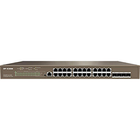 Ip-Com G5328P-24-410W Managed,l3, 24GE RJ45 Ports Poe,4ge Sfp Ports,poepwr BUD.370W Rack Mountable