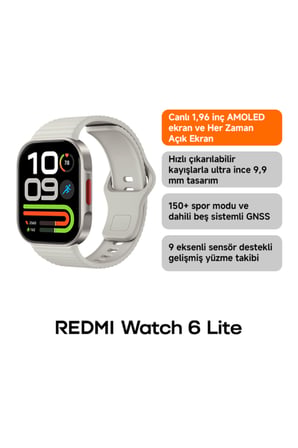 Xiaomi REDMI Watch 6 Lite Çelik Gri