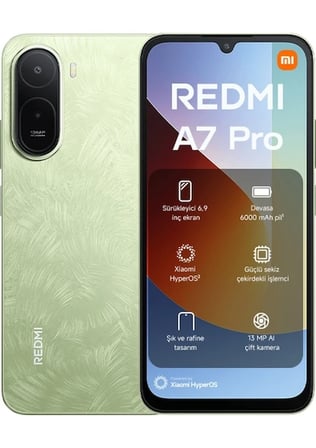 Xiaomi Redmi A7 Pro 4GB RAM 128GB, Yeşil